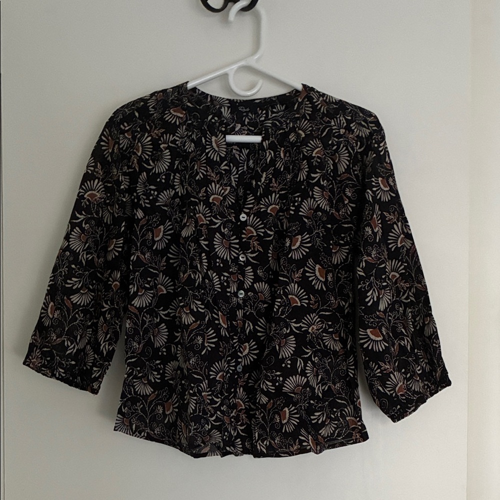 NWOT Rails Floral Blouse, Size XS